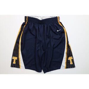 Nike Mens Size Small Game Worn University of Toledo Basketball Shorts Blue